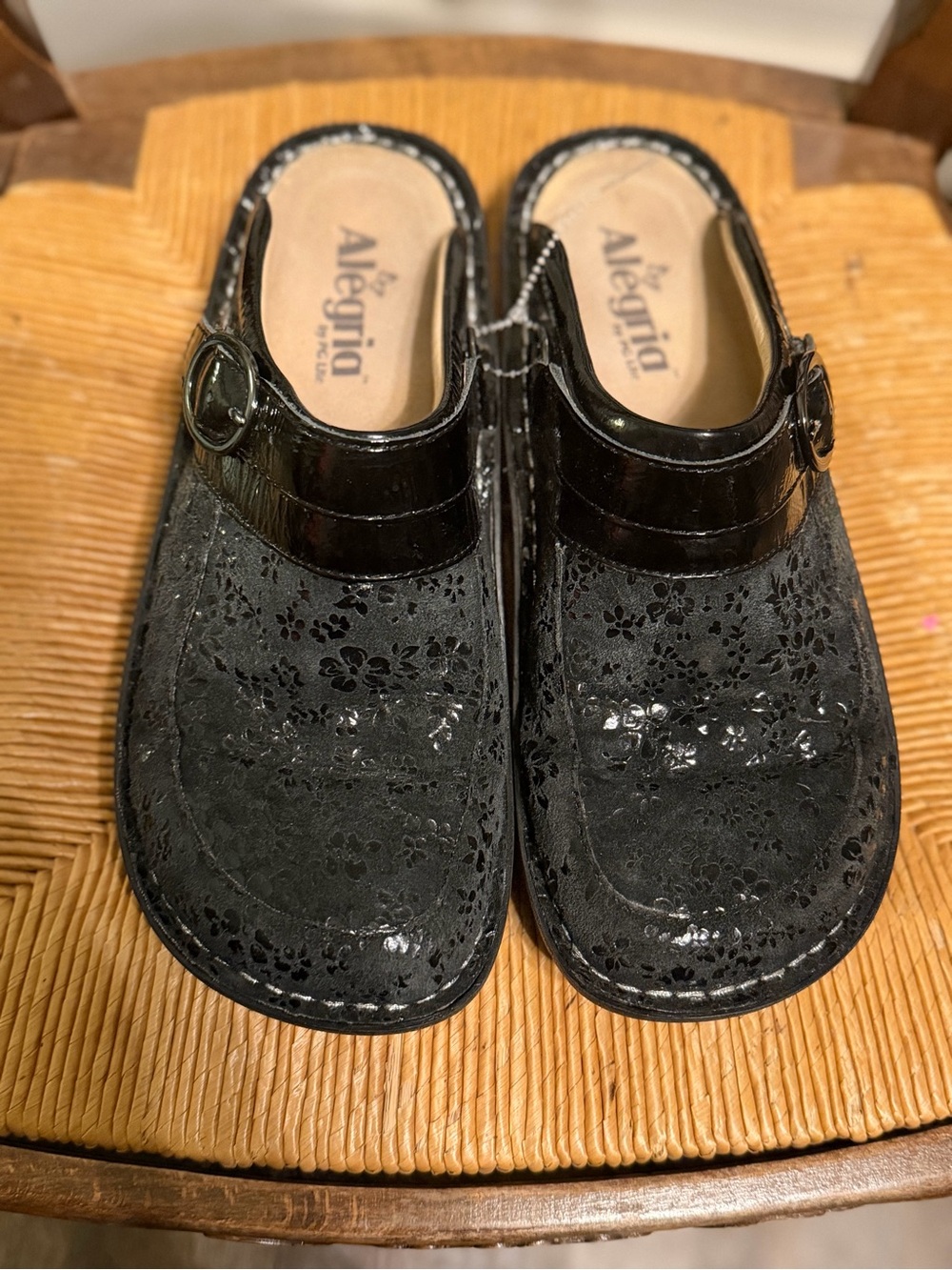 Alegria Black Embossed Seville size 38